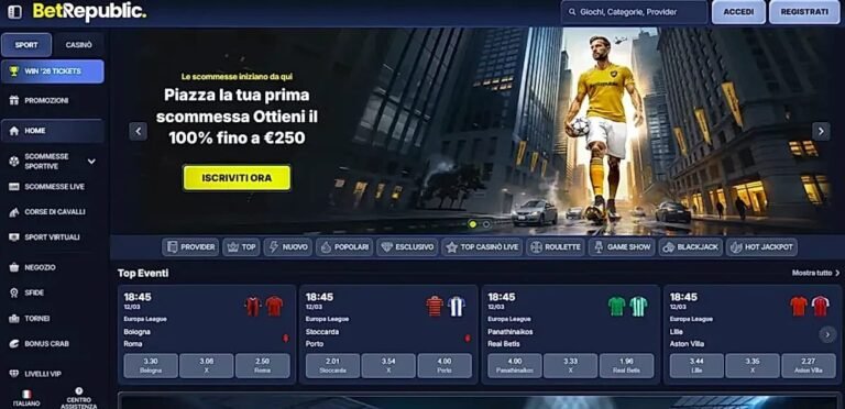 BetRepublic - od jakiej kwoty zaczynasz grę?